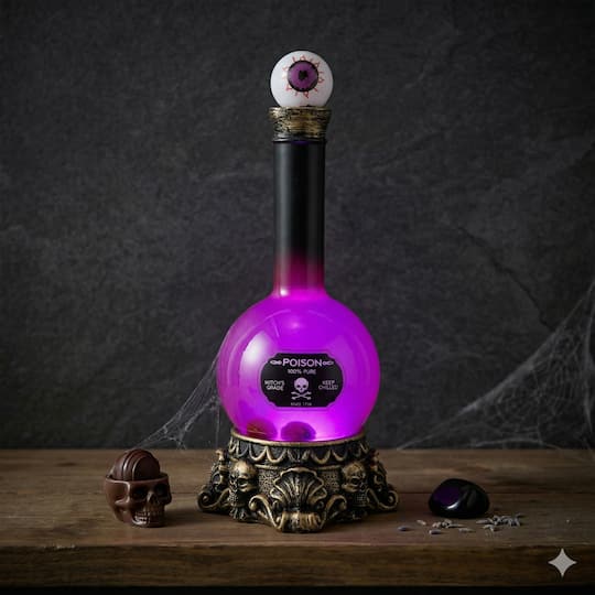 11.5" Purple LED Potion Bottle by Ashland®